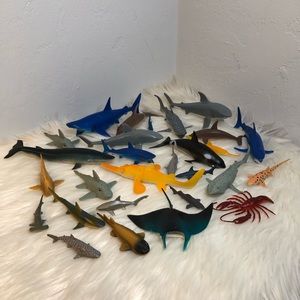 Sea Animals Toy Figurines Ocean Animals Learning Toys